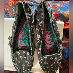 Betsey Johnson Betseyville Flat Ballerina Ballet Slippers Shoes Women's Size 8 M